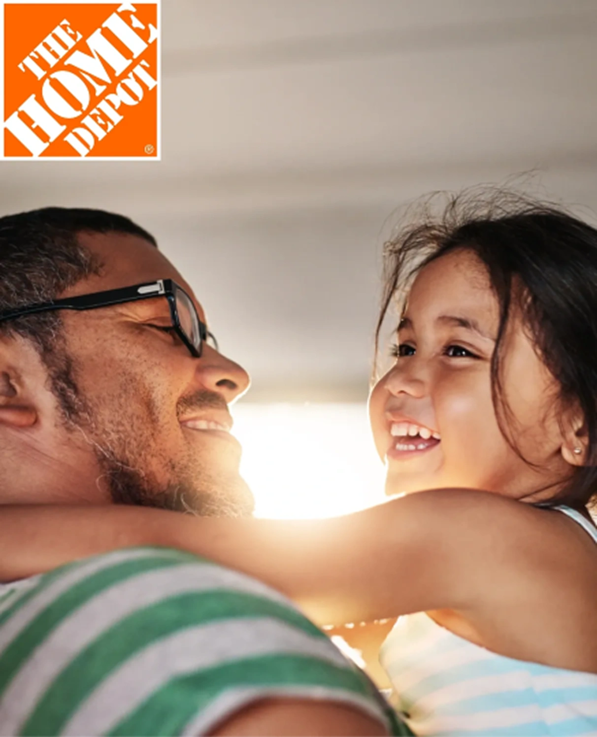Father and daughter — Home Depot Foundation Canada youth housing campaign