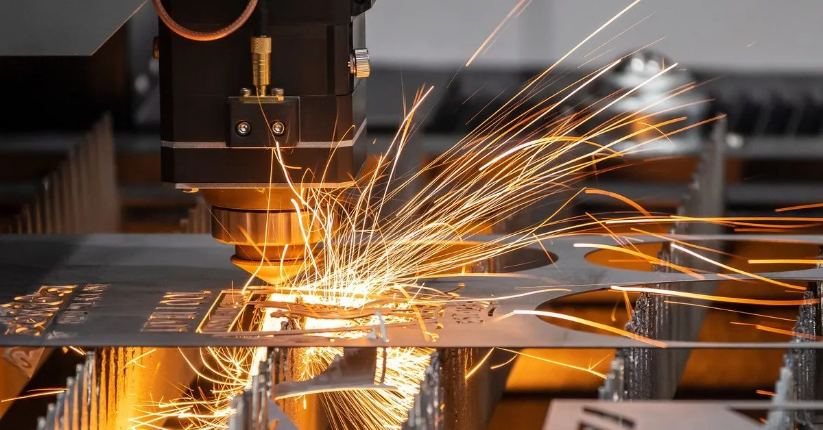 Metal fabrication facility using CNC machining and industrial manufacturing equipment