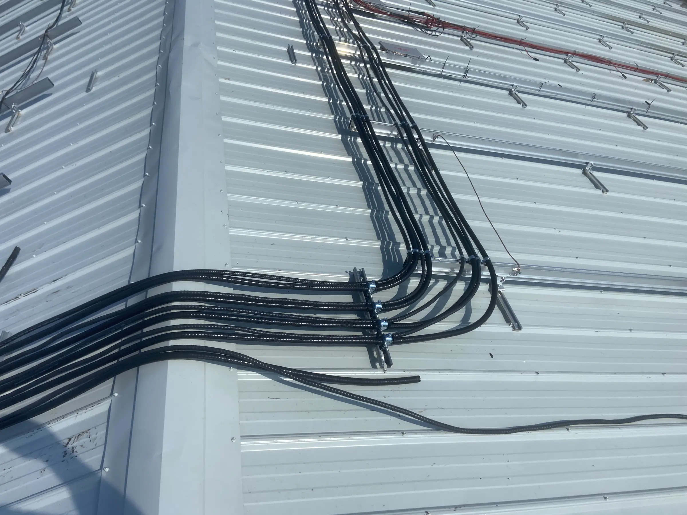 Fronius inverter wiring and electrical infrastructure