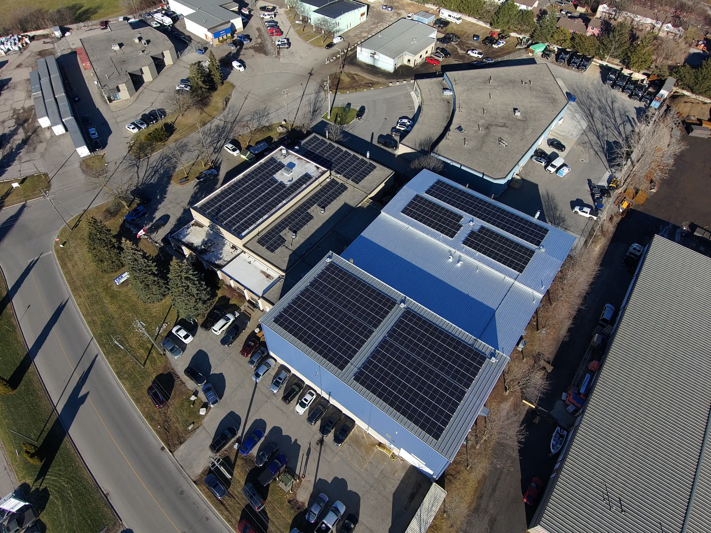 Hero — 262.6 kW Precision Manufacturing Solar Installation in Brantford, Ontario
