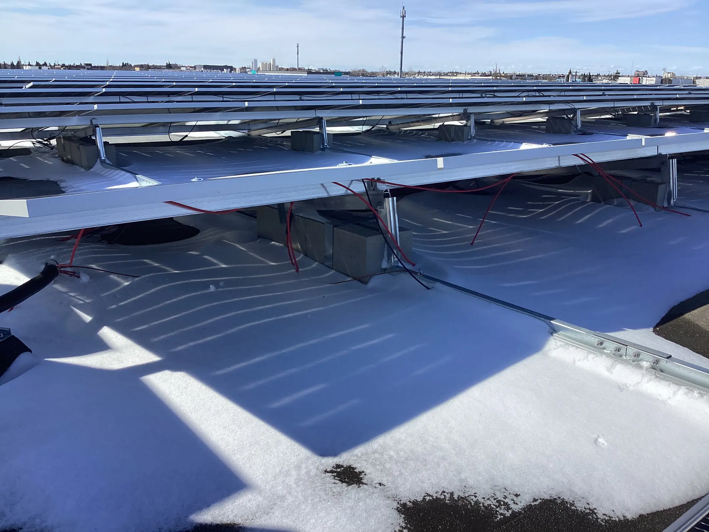 Solar Racking and Wiring Infrastructure