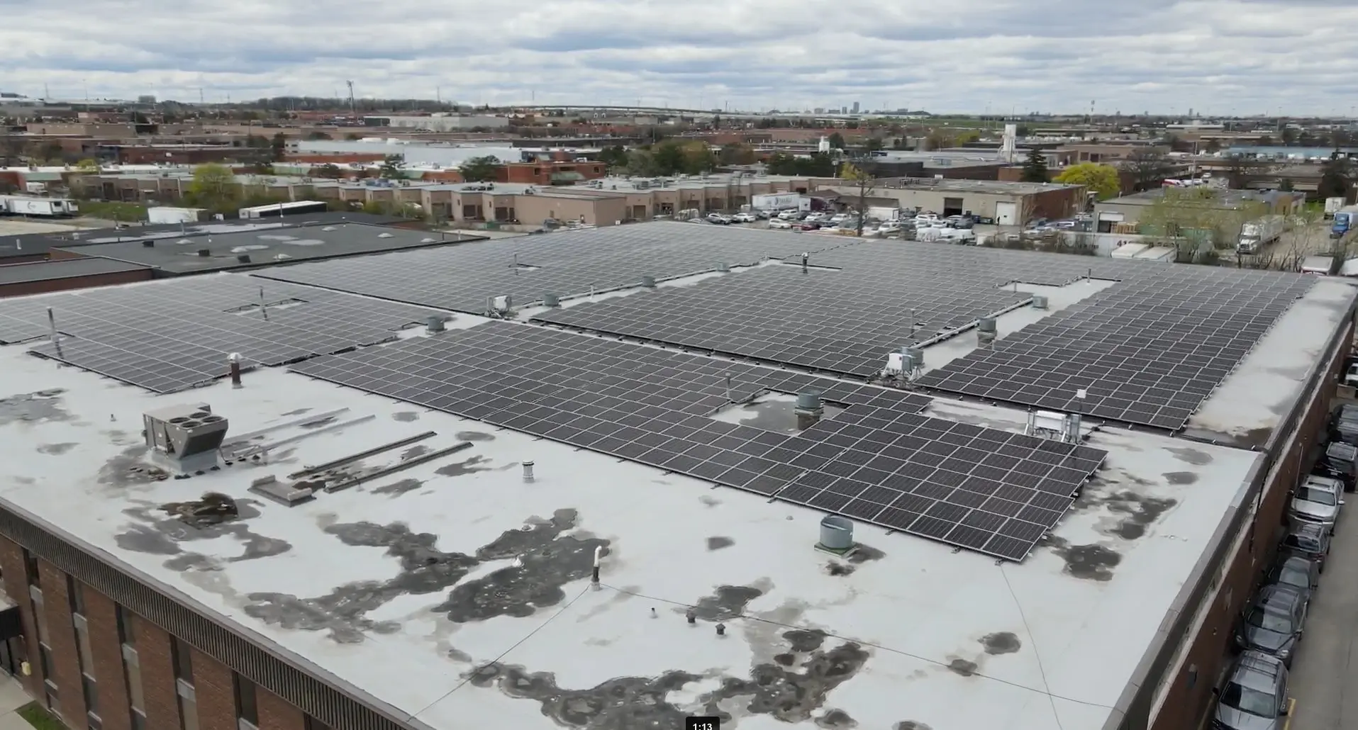 Hero — Manufacturing Facility Solar Project — Mississauga, Ontario